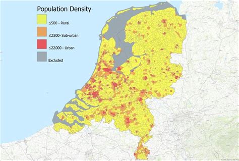 netherlands cities population|Netherlands : Major Urban Centers .